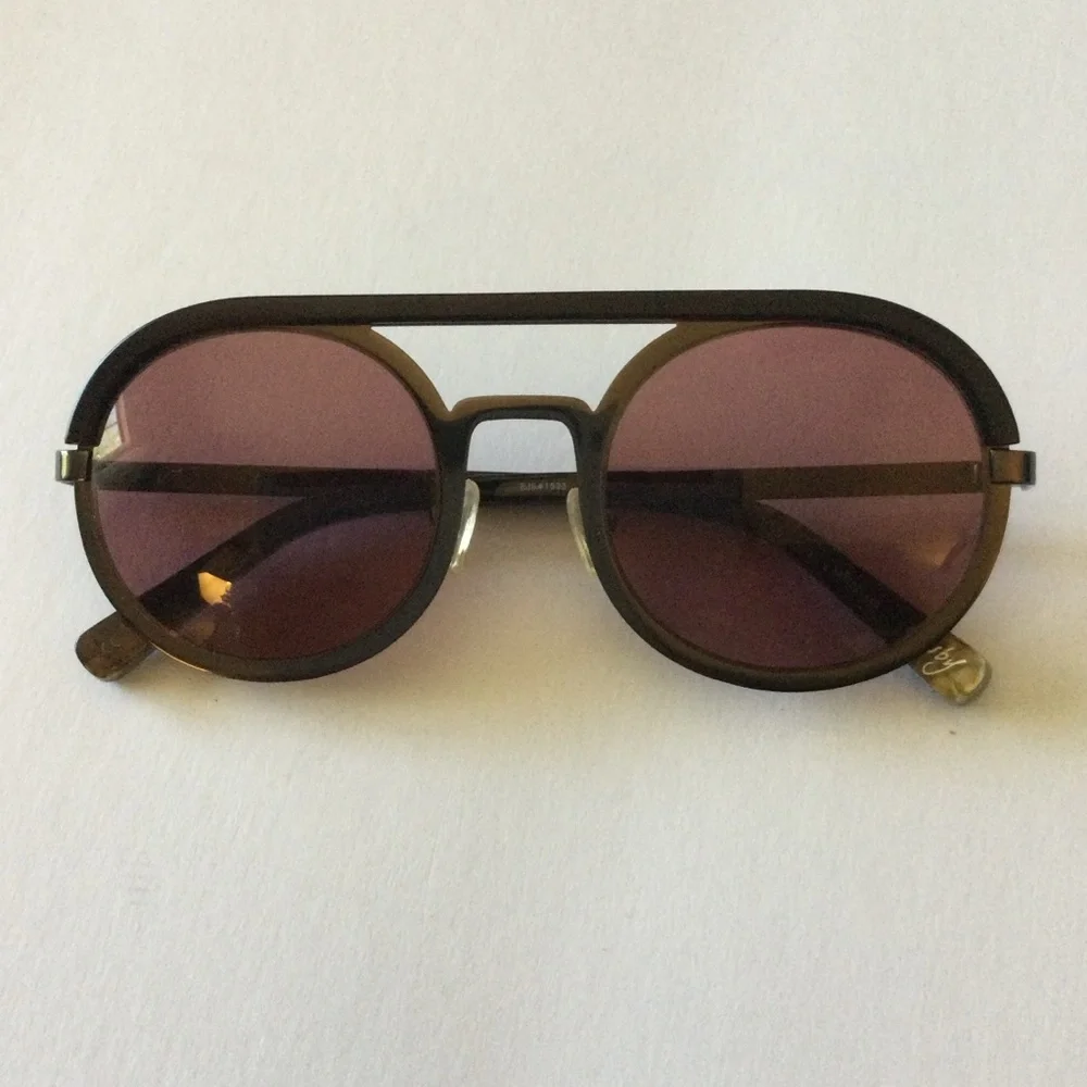 ELIZABETH AND JAMES Crosby ROUND AVIATOR SUNGLASSES NEW